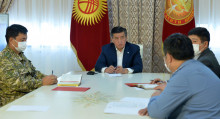 Жээнбеков Бишкек шаарына кайрадан өзгөчө абал режимин киргизди