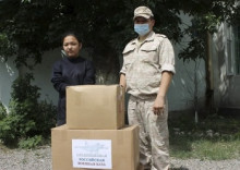 Российские военные в Кыргызстане продолжают помогать местным жителям